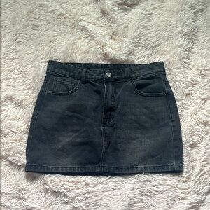 Shein Black Jean Skirt